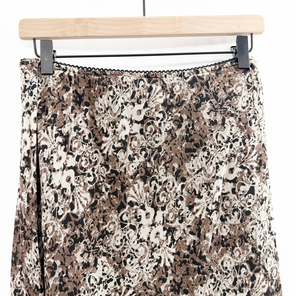 Vintage Y2K Fairy Grunge‎ Maxi Skirt in Brown Cream Size 12P - Picture 4 of 9